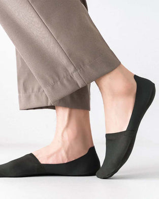 Anti-skli usynlige sokker i bomull