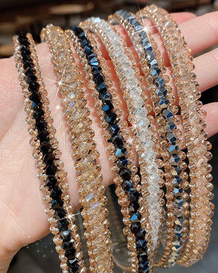 Mote krystall pannebånd