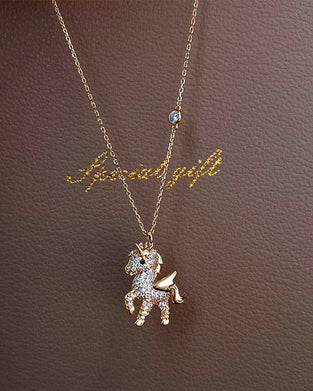 Angel Pony Anheng Halskjede