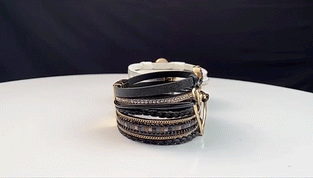 Heart Bohemian armbånd