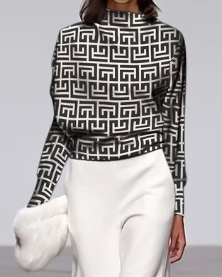 Trykt stativ krage topp