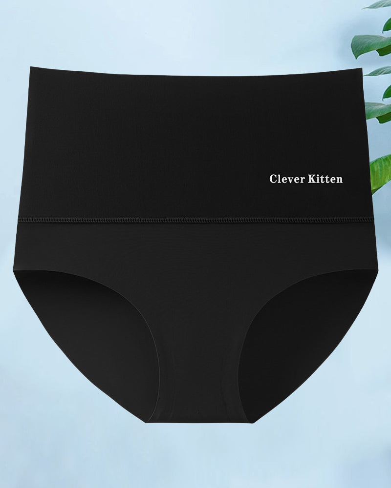 Høy midje sømløse enkle korte underbukser