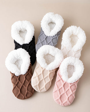 Koselige anti-skli termiske gulvsokker