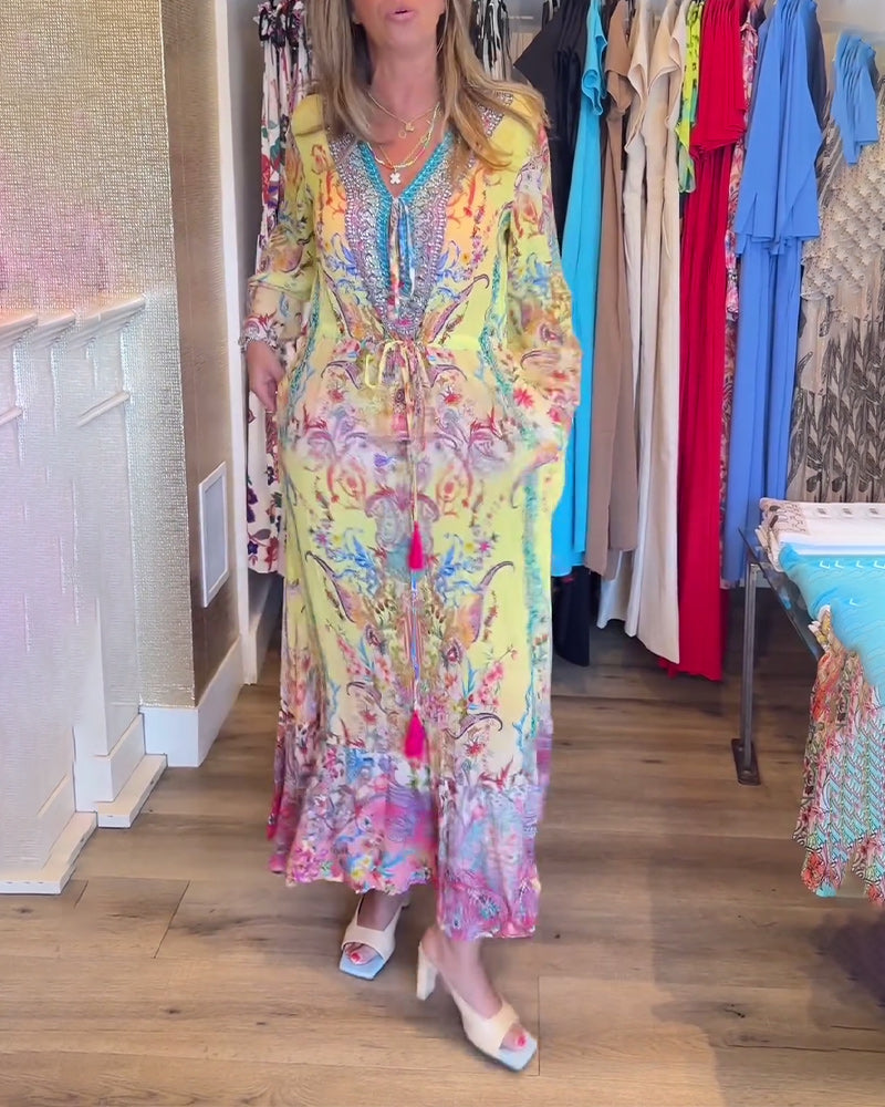 Feriekjole med lange ermer