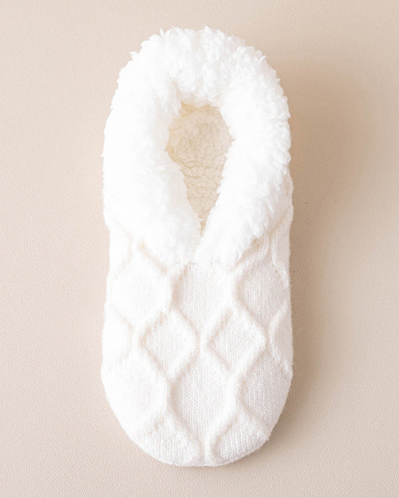 Koselige anti-skli termiske gulvsokker