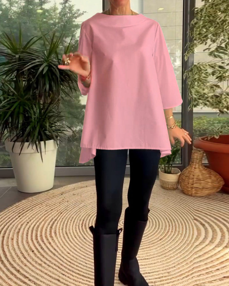 Topper med solide farger og pendling