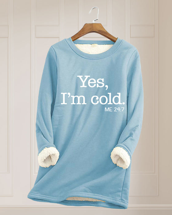 Sweatshirt med engelsk trykt genser