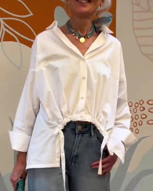 Pendle topp i ensfarget jakkeslag