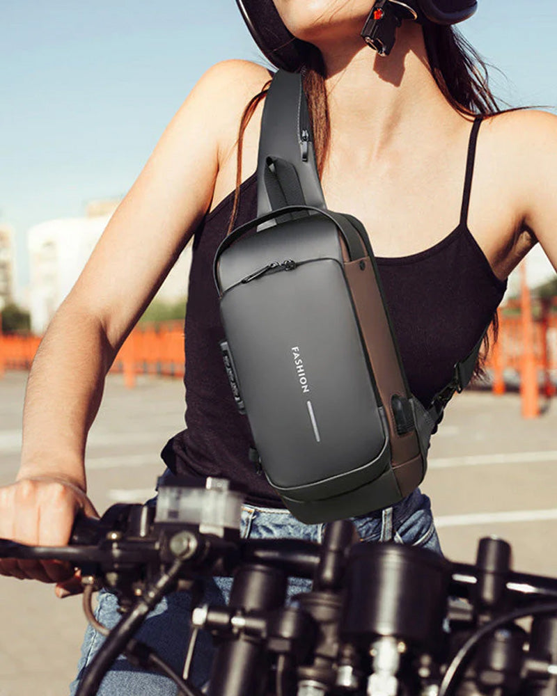 Passord anti-tyveri brystveske