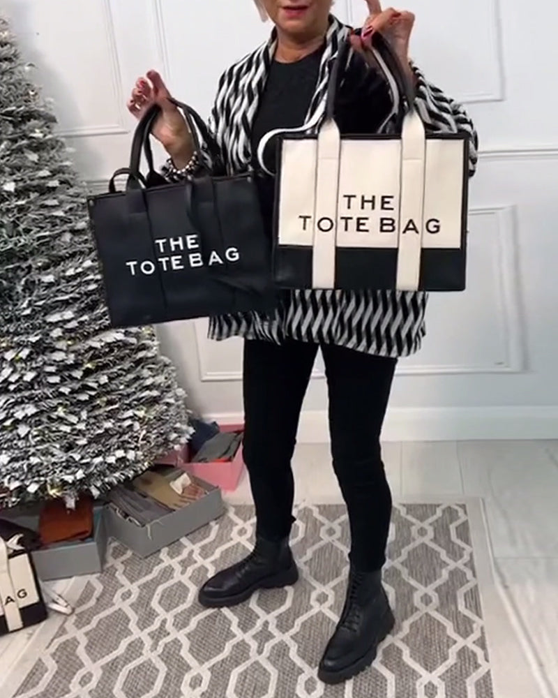 Moteveske med søm I to farger