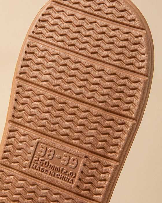 Anti-skli lette, varme bomullstøfler