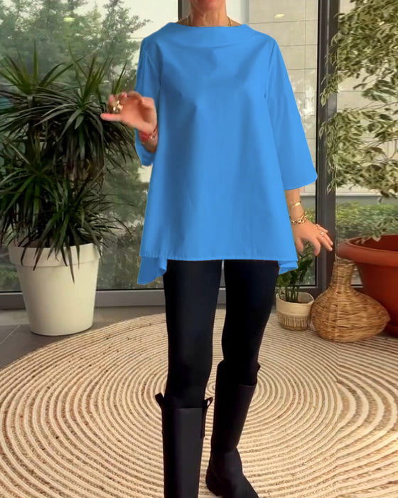 Topper med solide farger og pendling