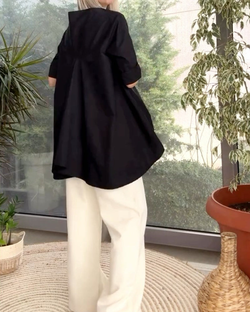 Topper med solide farger og pendling