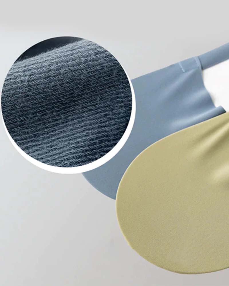 Anti-skli usynlige sokker i bomull