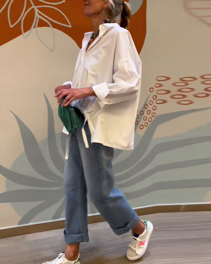 Pendle topp i ensfarget jakkeslag