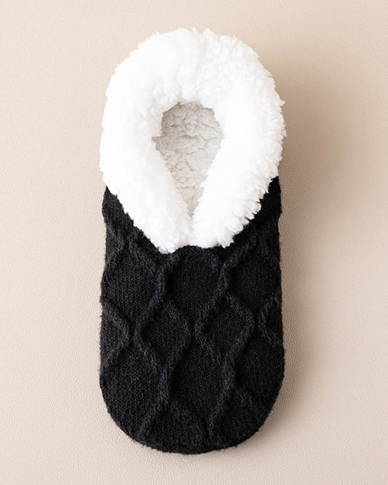 Koselige anti-skli termiske gulvsokker