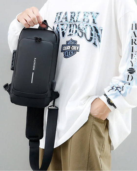 Passord anti-tyveri brystveske