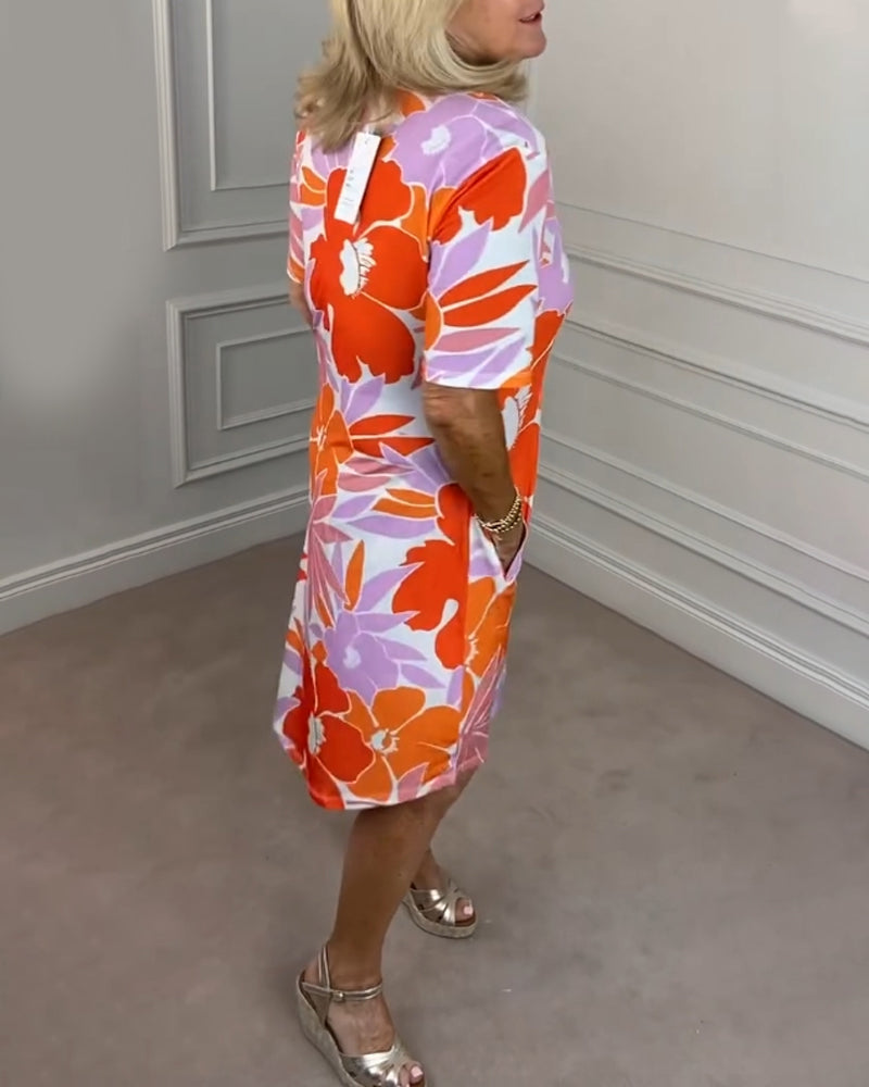 Kortermet kjole med smal passform