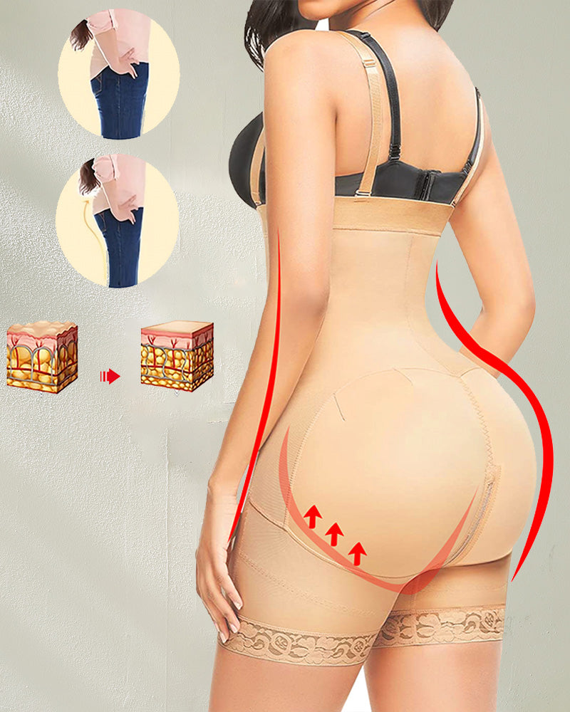 Avtakbar bukse med bryst med magekontroll