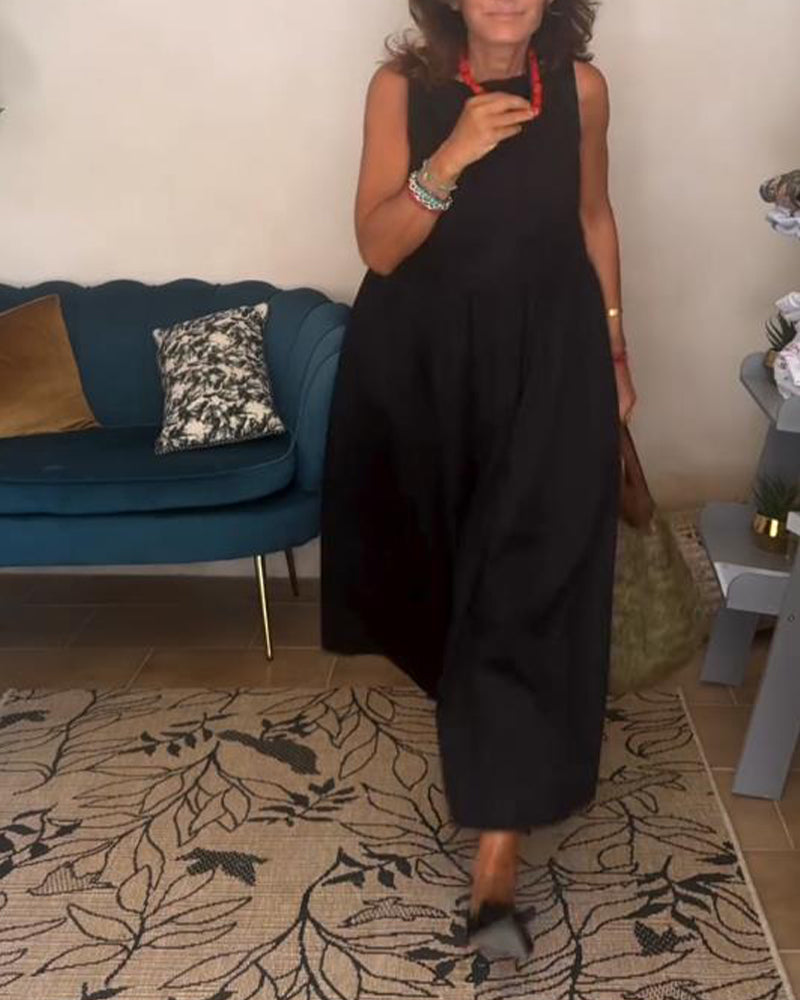 Ryggløs Kjole Med Sløyfe