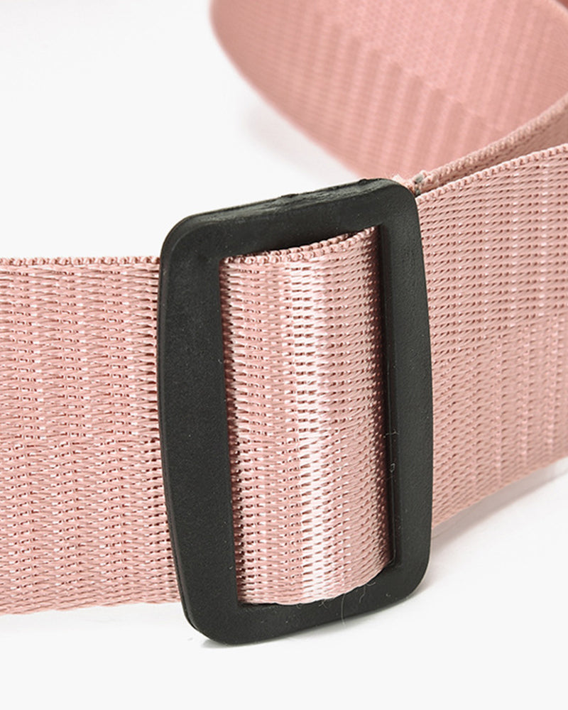 Enkel ensfarget skulderveske foran