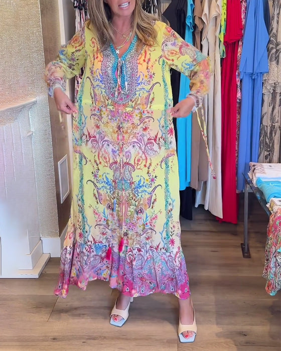 Feriekjole med lange ermer