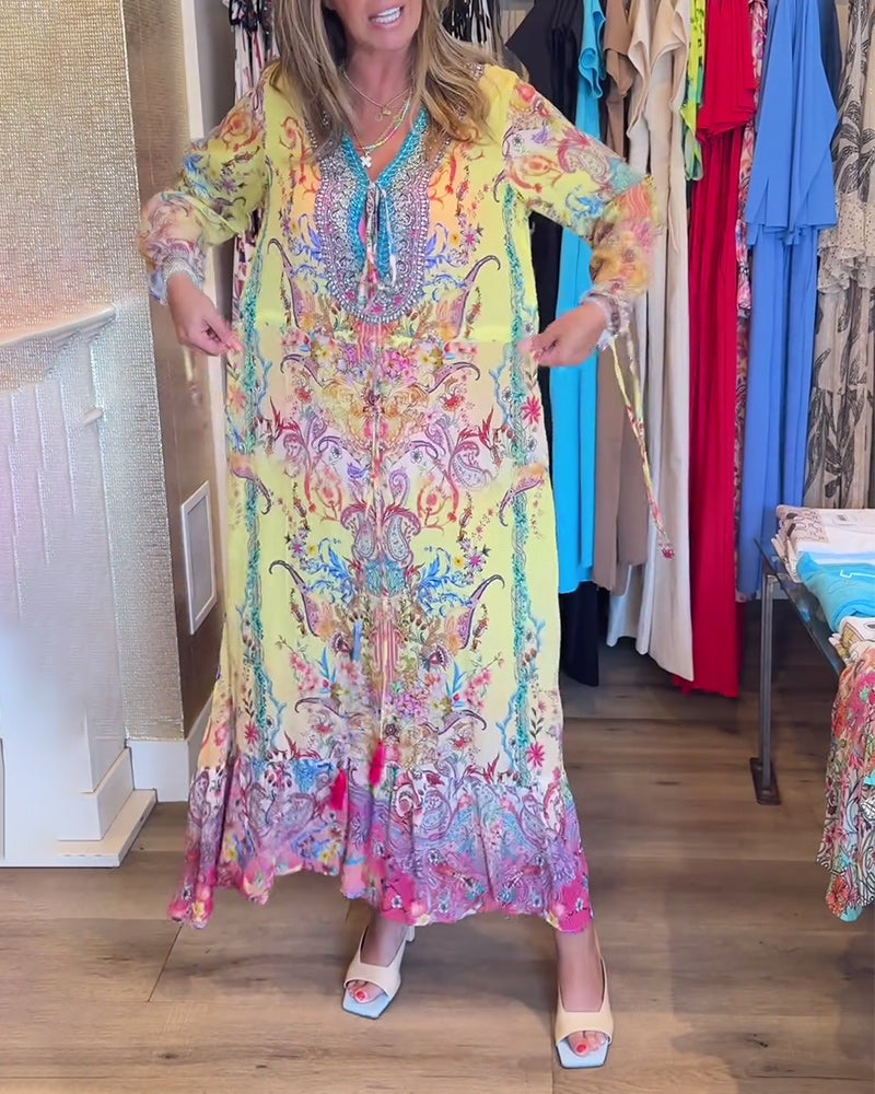 Feriekjole med lange ermer