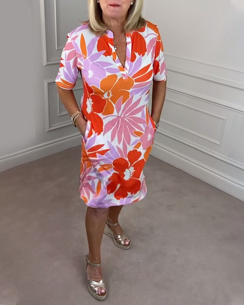 Kortermet kjole med smal passform