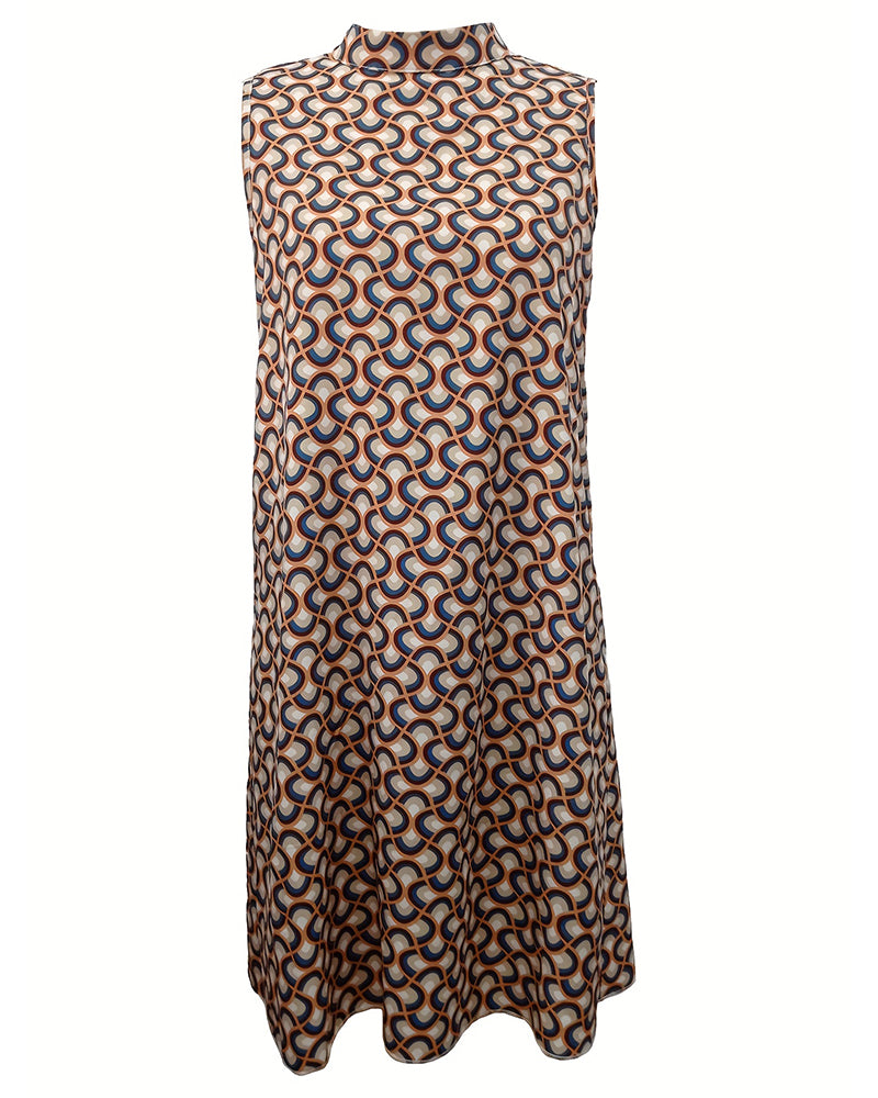 Elegant kjole uten ermekrage