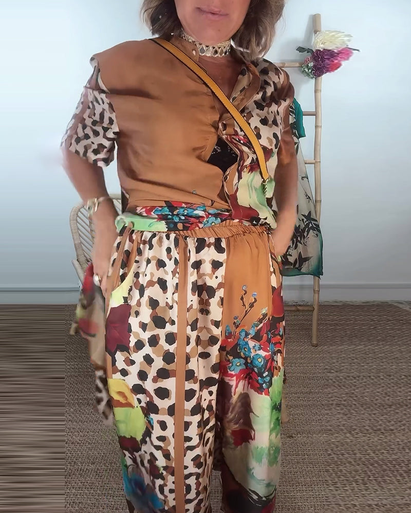 Todelt sett i retromote med kontrasttrykk