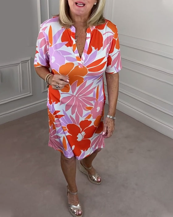 Kortermet kjole med smal passform