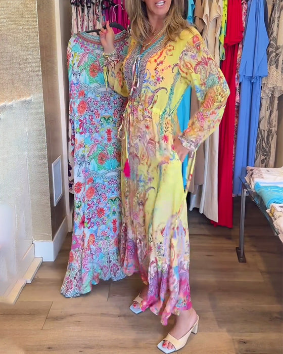 Feriekjole med lange ermer