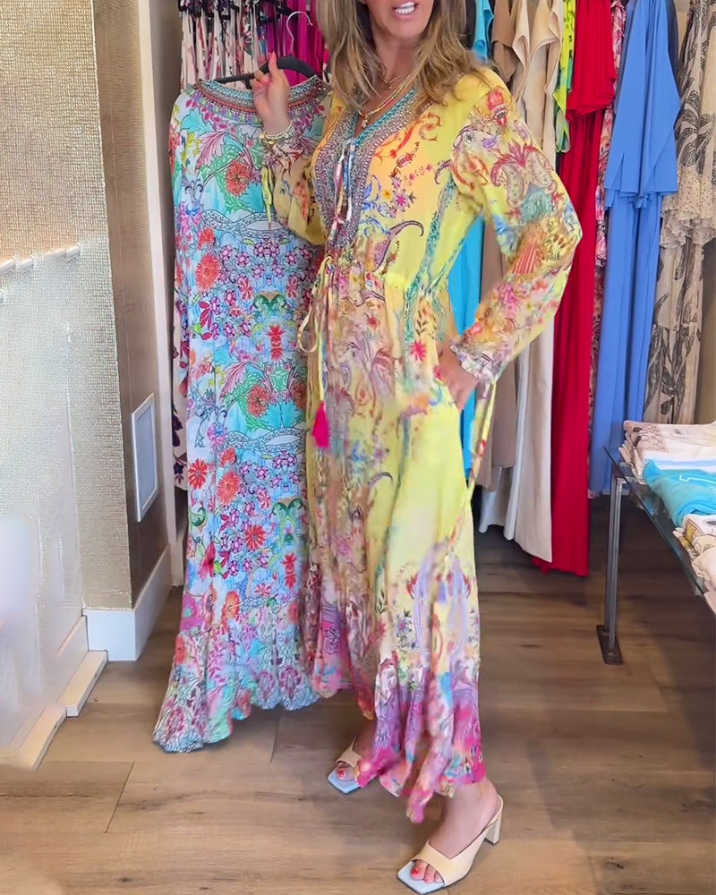 Feriekjole med lange ermer