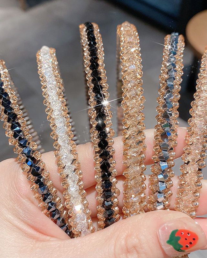 Mote krystall pannebånd