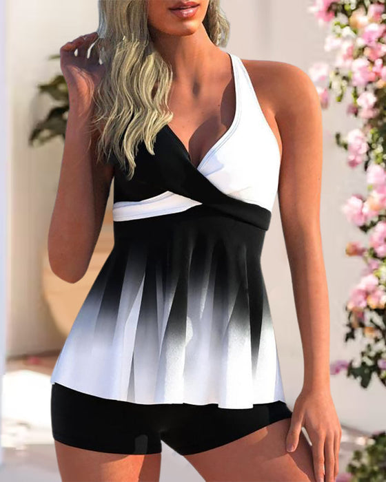 Fargeblokkert badedrakt