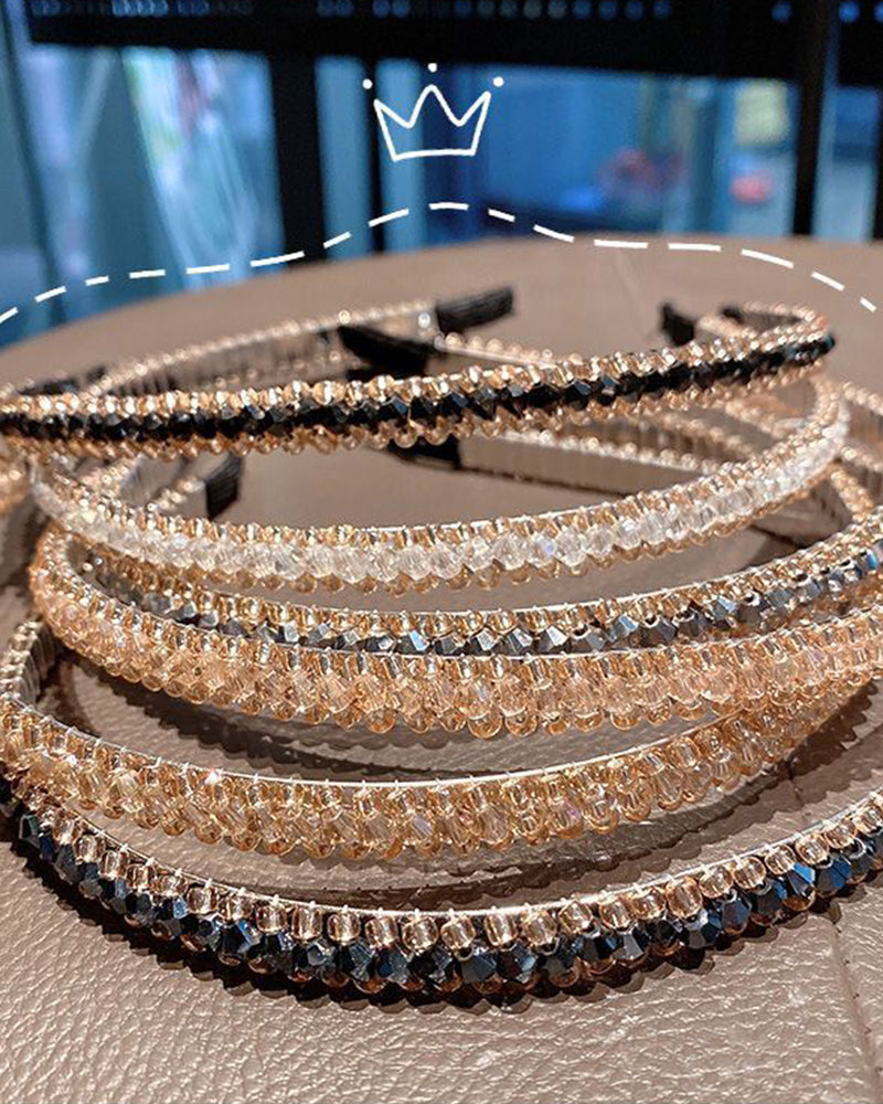 Mote krystall pannebånd