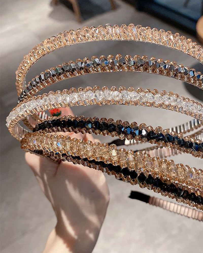 Mote krystall pannebånd