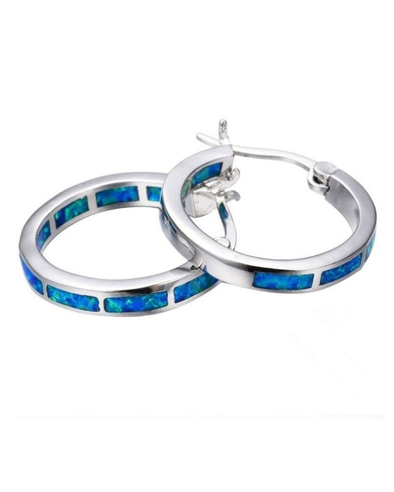 Fargerike runde øredobber