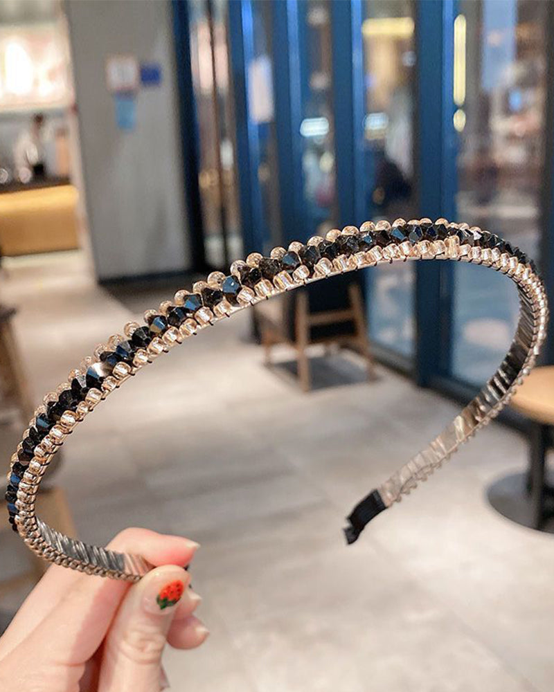 Mote krystall pannebånd