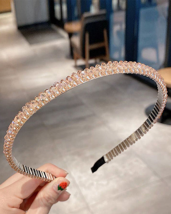 Mote krystall pannebånd