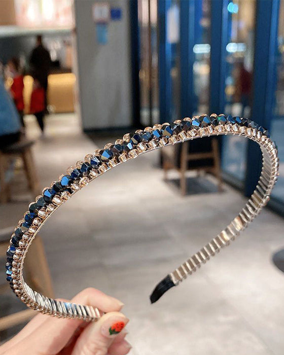 Mote krystall pannebånd