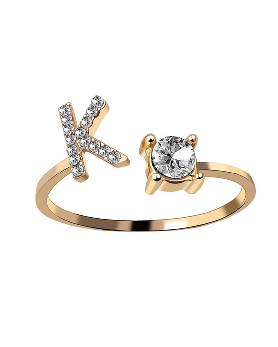 Åpen ring med skrift
