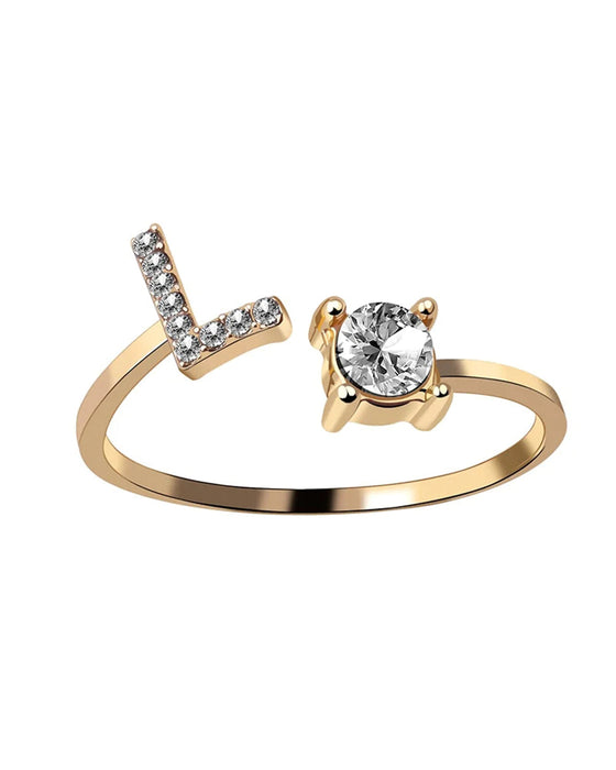 Åpen ring med skrift