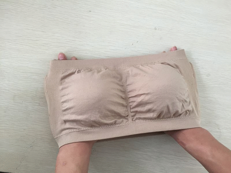 Støttende sømløs bandeau-bh