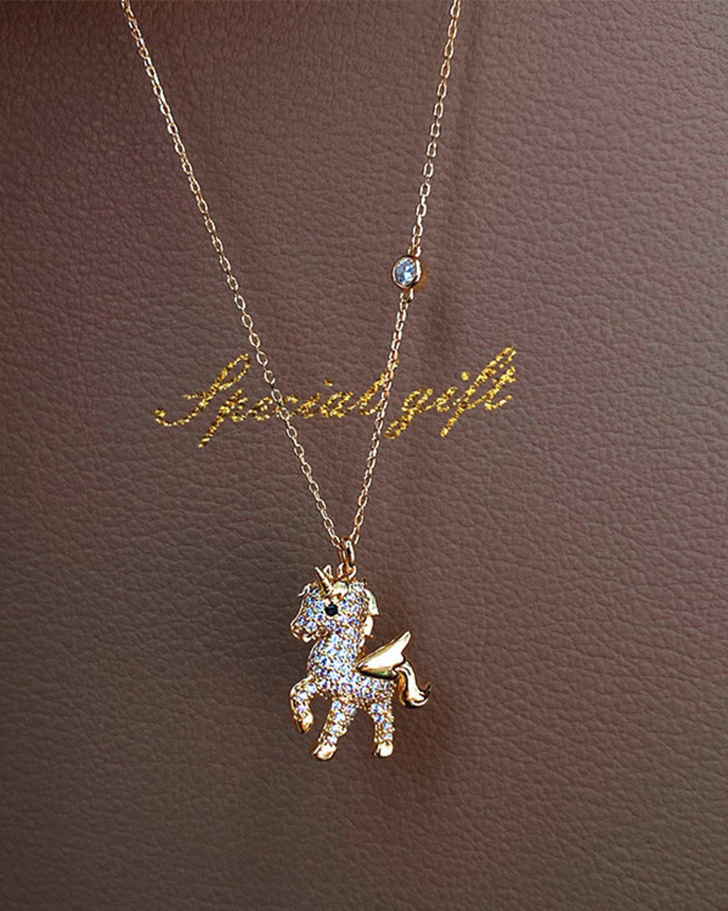 Angel Pony Anheng Halskjede