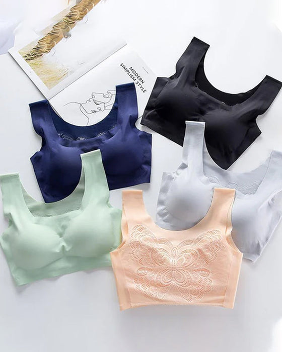 Ultratynn plusstørrelse is silke komfort BH