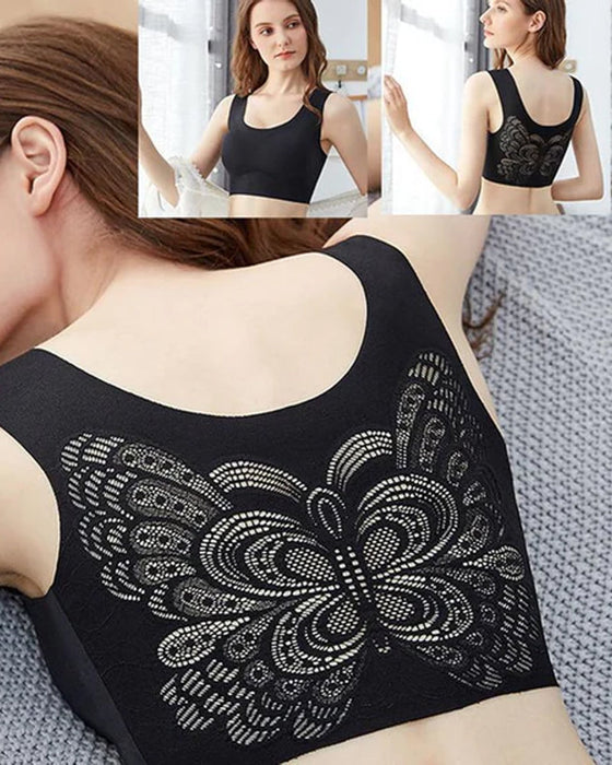 Ultratynn plusstørrelse is silke komfort BH