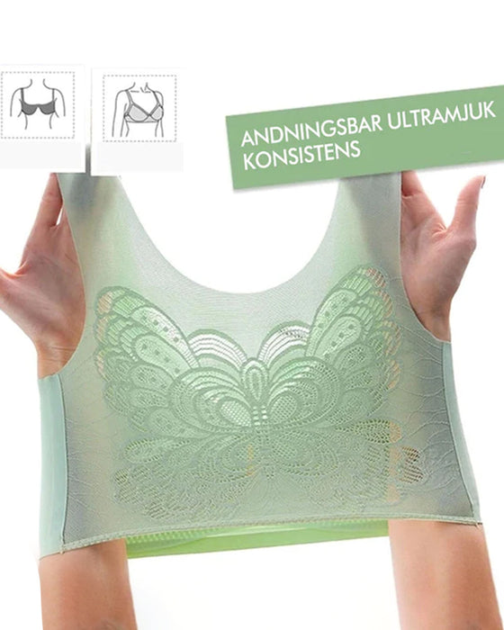 Ultratynn plusstørrelse is silke komfort BH