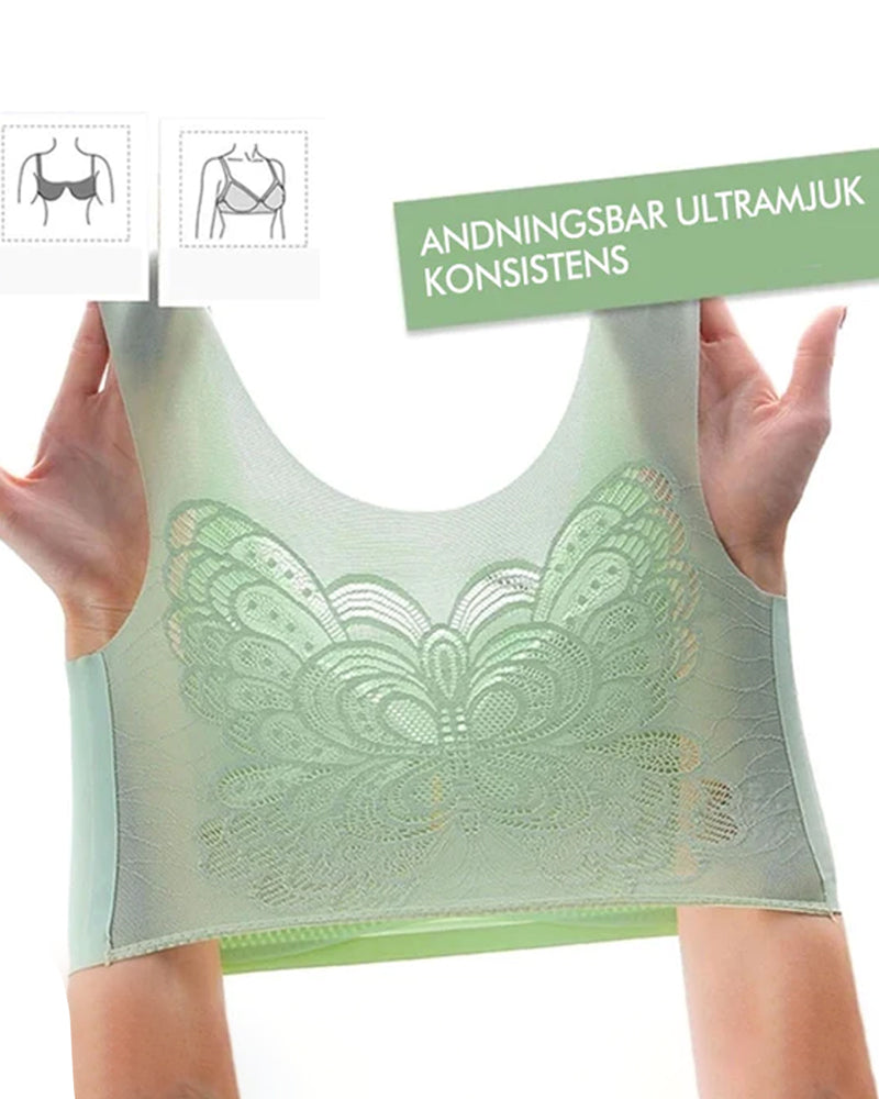 Ultratynn plusstørrelse is silke komfort BH