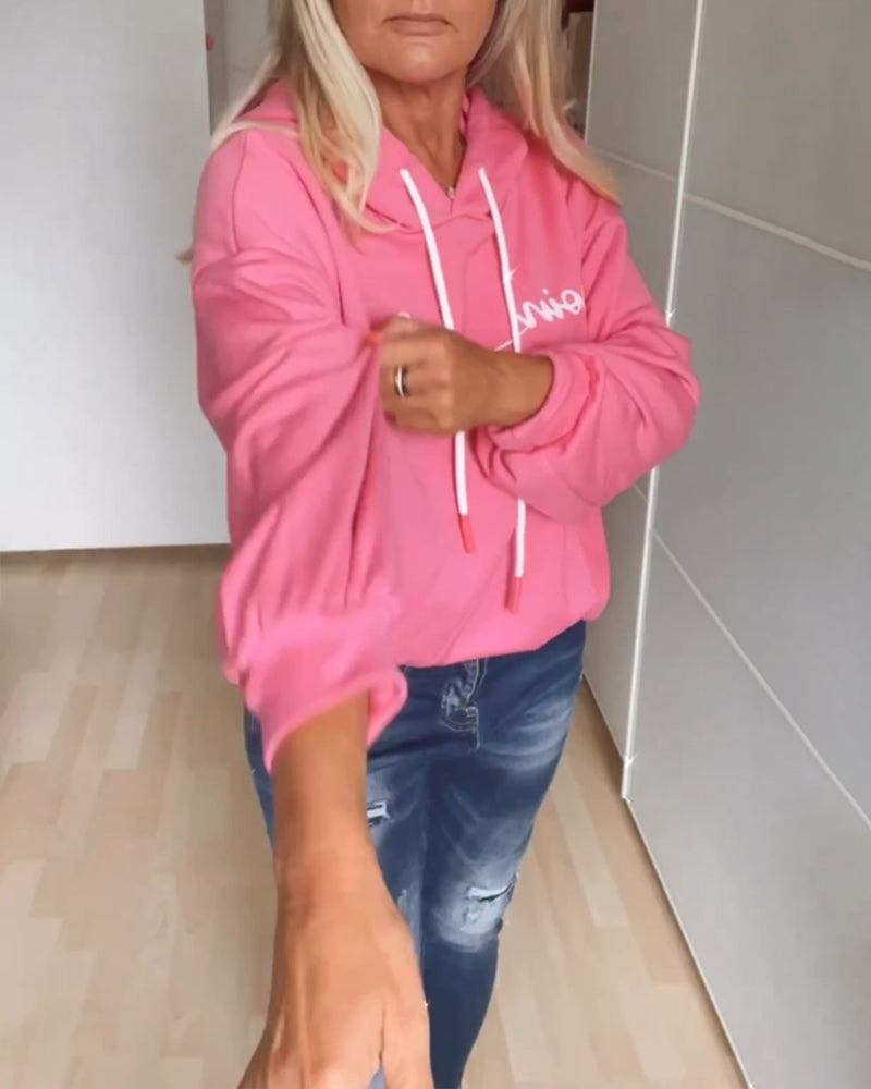 Løse hettegensere med ankertrykk